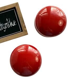 Teavana travel loose leaf macaron tea tin round maroon set of 2